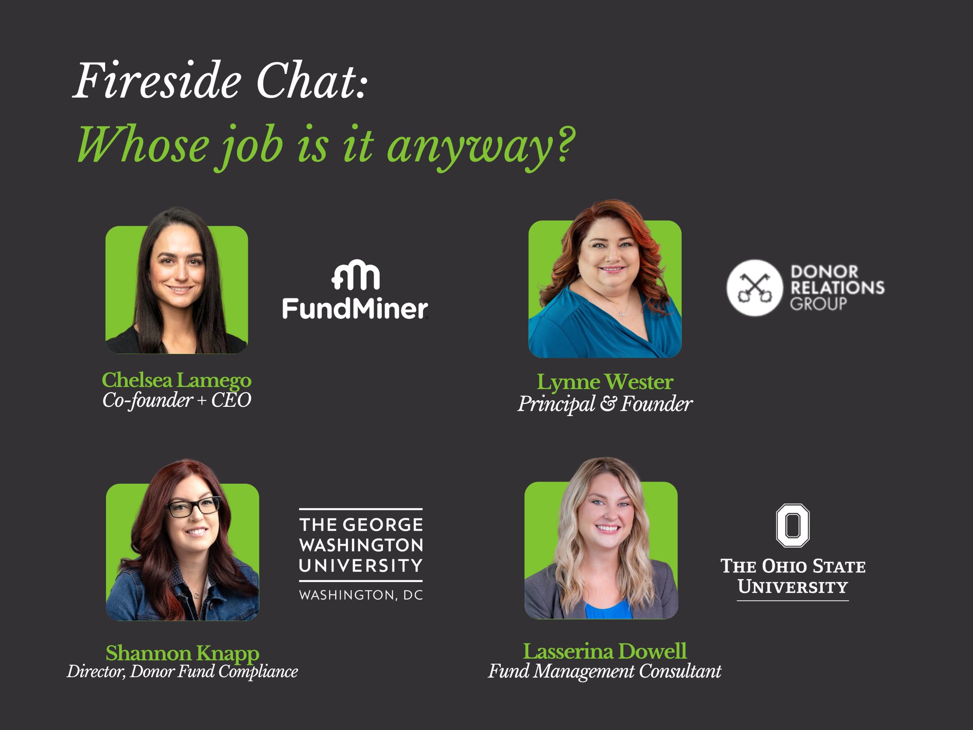 WEBINAR - Fireside Chat Whose job is it anyway
